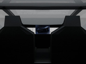tesla cybertruck 3Dモデル