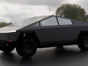 tesla cybertruck 3D Model