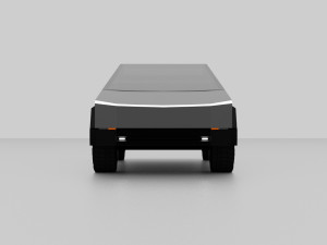 tesla cybertruck 3Dモデル