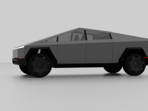 tesla cybertruck 3Dモデル