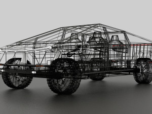 tesla cybertruck 3Dモデル