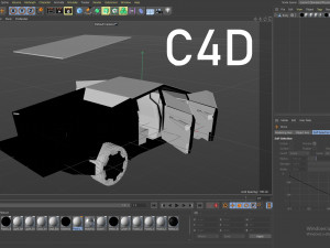 tesla cybertruck -black- 3D Модель