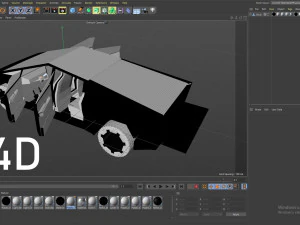 tesla cybertruck -black- 3D Model