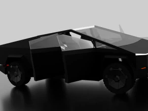 tesla cybertruck -black- 3D Model