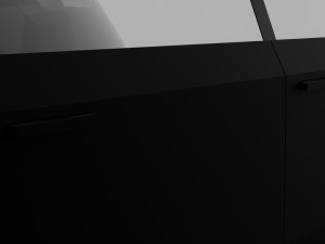 tesla cybertruck -black- 3D Модель