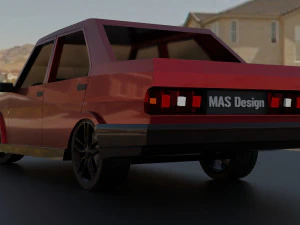 tofaş şahin 3D Model