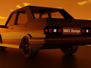 tofaş şahin 3D Model