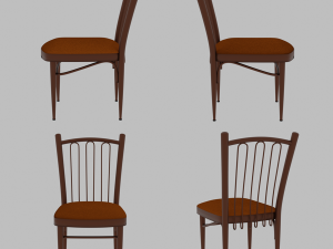 chair-restaurant 3Dモデル