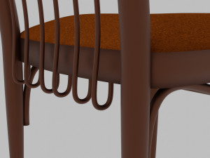 chair-restaurant Modello 3D