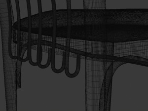 chair-restaurant Modello 3D