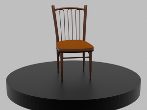 chair-restaurant Modello 3D
