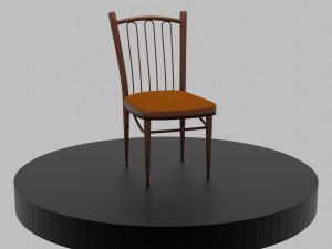 chair-restaurant Modello 3D