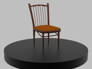 chair-restaurant Modello 3D