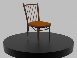 chair-restaurant Modello 3D