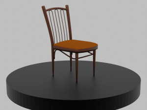 chair-restaurant Modello 3D