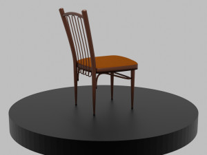chair-restaurant Modello 3D