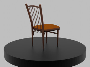 chair-restaurant Modello 3D
