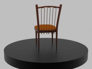 chair-restaurant Modello 3D