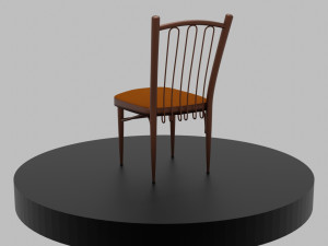 chair-restaurant Modello 3D
