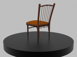 chair-restaurant Modello 3D