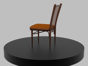 chair-restaurant Modello 3D