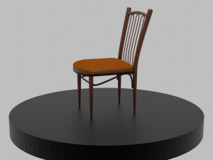 chair-restaurant Modello 3D