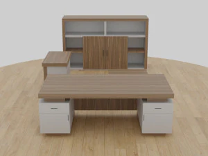 table set - office 3D Model