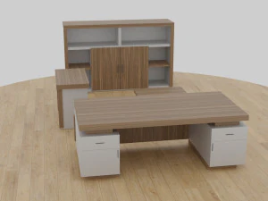 table set - office 3D Model