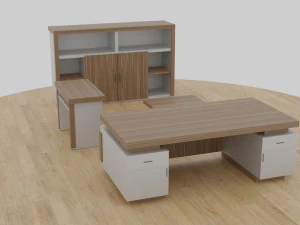 table set - office 3D Model