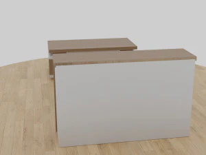 table set - office 3D Model