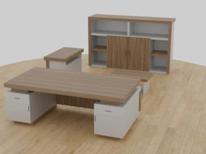 table set - office 3D Model
