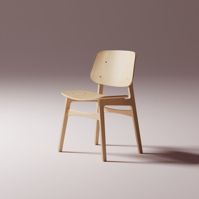 Chair High Detail 3D Model .c4d .max .obj .3ds .fbx .stl .blend 