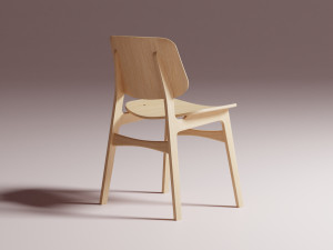 Chair High Detail 3D Model