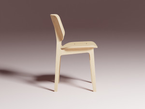 Chair High Detail 3D Model