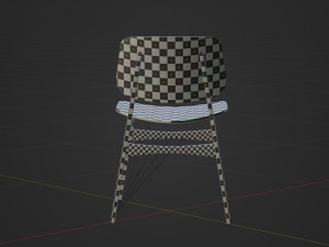 Chair High Detail 3D Model