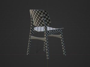 Chair High Detail 3D Model