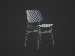 Chair High Detail 3D Model