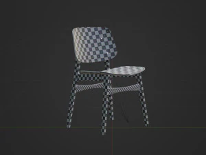 Chair High Detail 3D Model