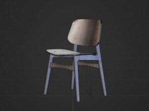 Chair High Detail 3D Model