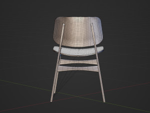 Chair High Detail 3D Model