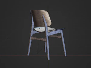 Chair High Detail 3D Model