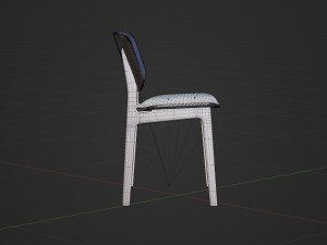 Chair High Detail 3D Model