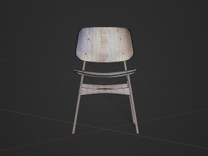 Chair High Detail 3D Model