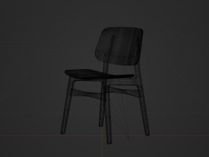 Chair High Detail 3D Model
