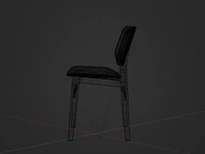 Chair High Detail 3D Model