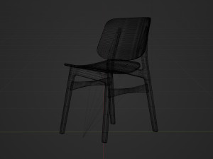 Chair High Detail 3D Model