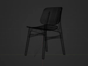 Chair High Detail 3D Model