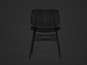 Chair High Detail 3D Model