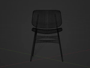 Chair High Detail 3D Model