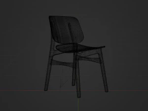 Chair High Detail 3D Model
